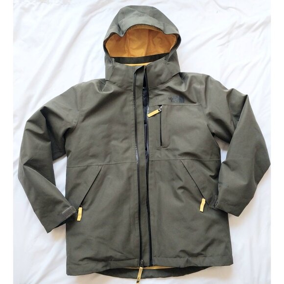 The North Face Other - North Face Gortex Boys Winter Jacket Green Yellow  14-16 Large
